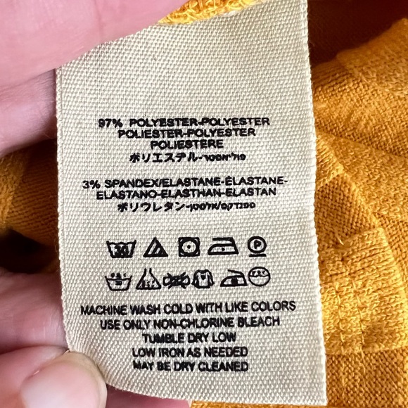 NWOT Free People Central Park Cardigan Sweater In Golden Yellow Women’s Sz XS - Picture 6 of 7